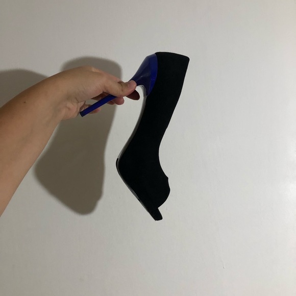 COPY - Aldo Beautiful black Heels (blue) Size 8 - Picture 8 of 16